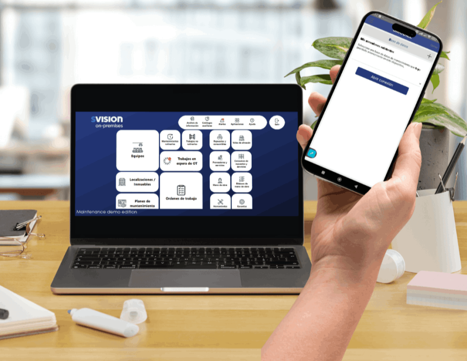 SVISION Software de Gestion y Mantenimiento CMMS